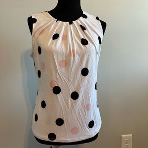 Calvin Klein Polka Dot Blouse S